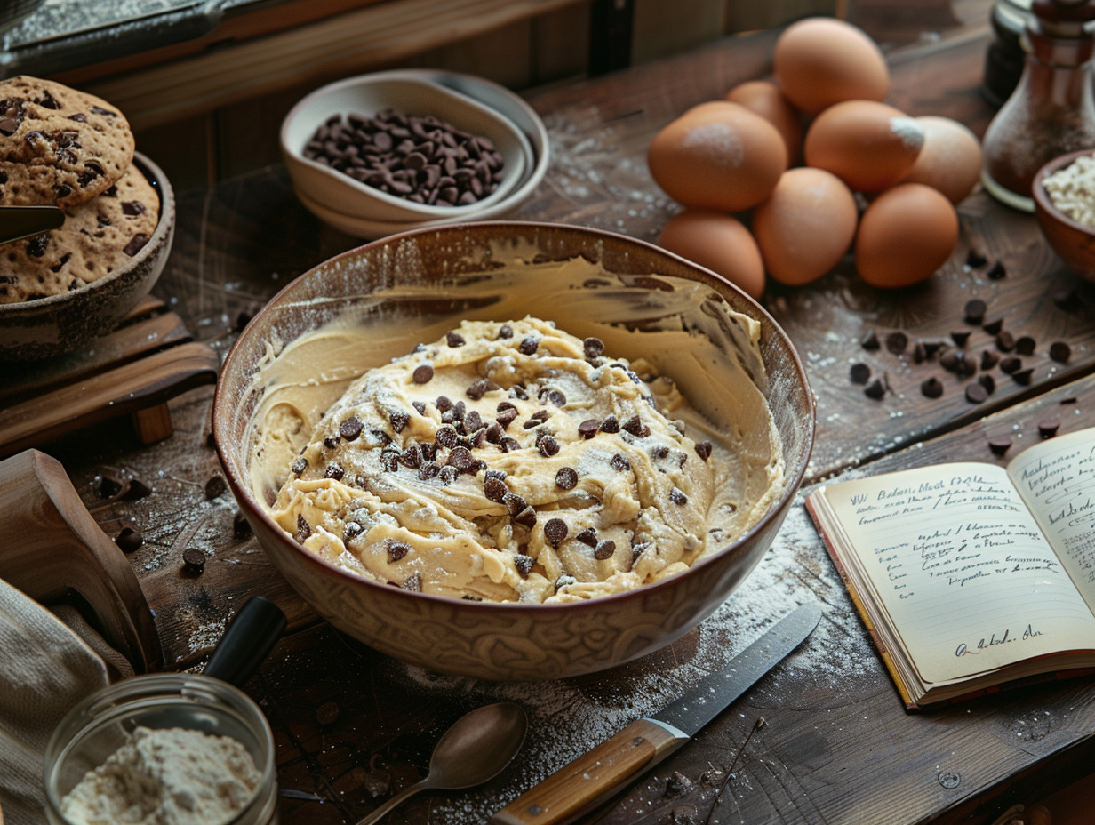 pâte à cookie dough